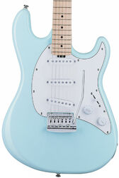 Guitare électrique forme str Sterling by musicman Cutlass CT30SSS - Daphne blue
