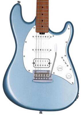 Guitare électrique solid body Sterling by musicman Cutlass CT50HSS (MN) - Firemist silver