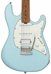 Guitare électrique forme str Sterling by musicman Cutlass CT50HSS (MN) - Daphne blue satin