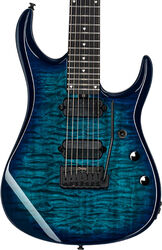 Guitare électrique 7 cordes Sterling by musicman John Petrucci JP157DQM Dimarzio - Cerulean paradise