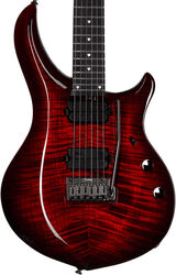 Guitare électrique métal Sterling by musicman John Petrucci Majesty MAJ200XFM - Royal red