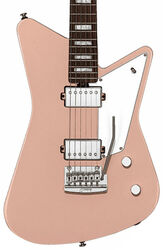Guitare électrique rétro rock Sterling by musicman Mariposa - Pueblo pink