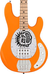 Basse électrique solid body Sterling by musicman Mike Herrera - Orange Creamsicle MxPx Pokinatcha