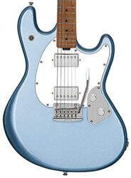Guitare électrique forme str Sterling by musicman Stingray Guitar SR50 - Firemist silver