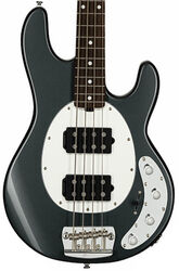 Basse électrique solid body Sterling by musicman Stingray Ray34HH (RW) - Charcoal frost