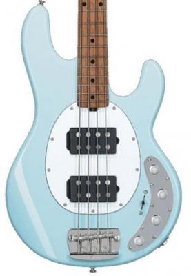 Basse électrique solid body Sterling by musicman Stingray Ray34HH (MN) - Daphne blue