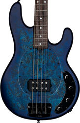 Basse électrique solid body Sterling by musicman Stingray Ray34PB (RW) - Neptune blue satin