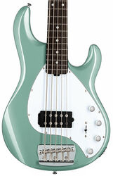 Basse électrique solid body Sterling by musicman Stingray 5 Ray35 5-String (RW) - Dorado Green