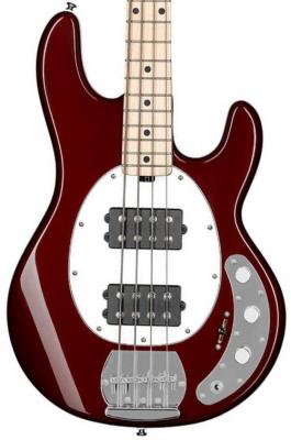 Basse électrique solid body Sterling by musicman Stingray Ray4HH (MN) - Candy apple red