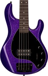 Basse électrique solid body Sterling by musicman Stingray5 Ray35 (RW) - Purple sparkle