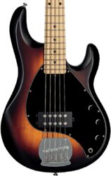 Basse électrique solid body Sterling by musicman SUB Ray5 (MN) - Vintage sunburst satin