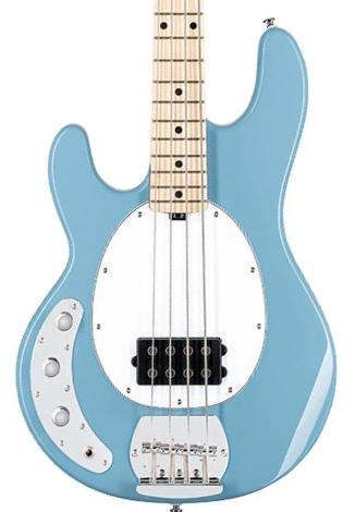 Basse électrique solid body Sterling by musicman SUB StingRay RAY4 LH (MN) - Chopper blue