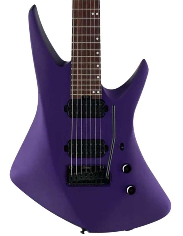 Guitare électrique signature Sterling by musicman Tosin Abasi Kaizen 7-String - Firemist Purple Satin