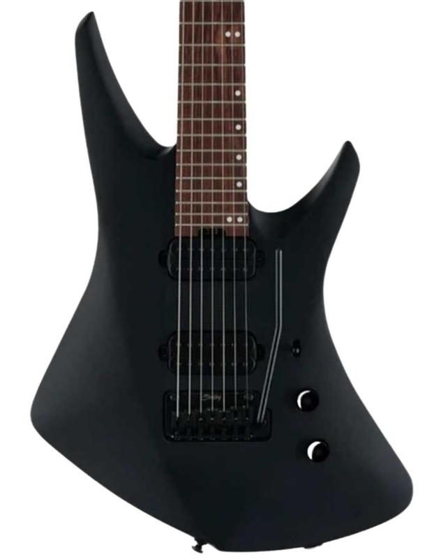 Guitare électrique signature Sterling by musicman Tosin Abasi Kaizen 7-String - Stealth Black