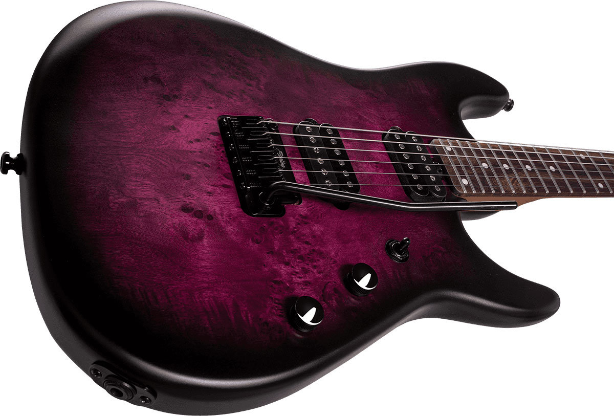 Sterling By Musicman Jason Richardson6 Cutlass Signature Hh Trem Rw - Cosmic Purple Burst Satin - Guitare Électrique Forme Str - Variation 2