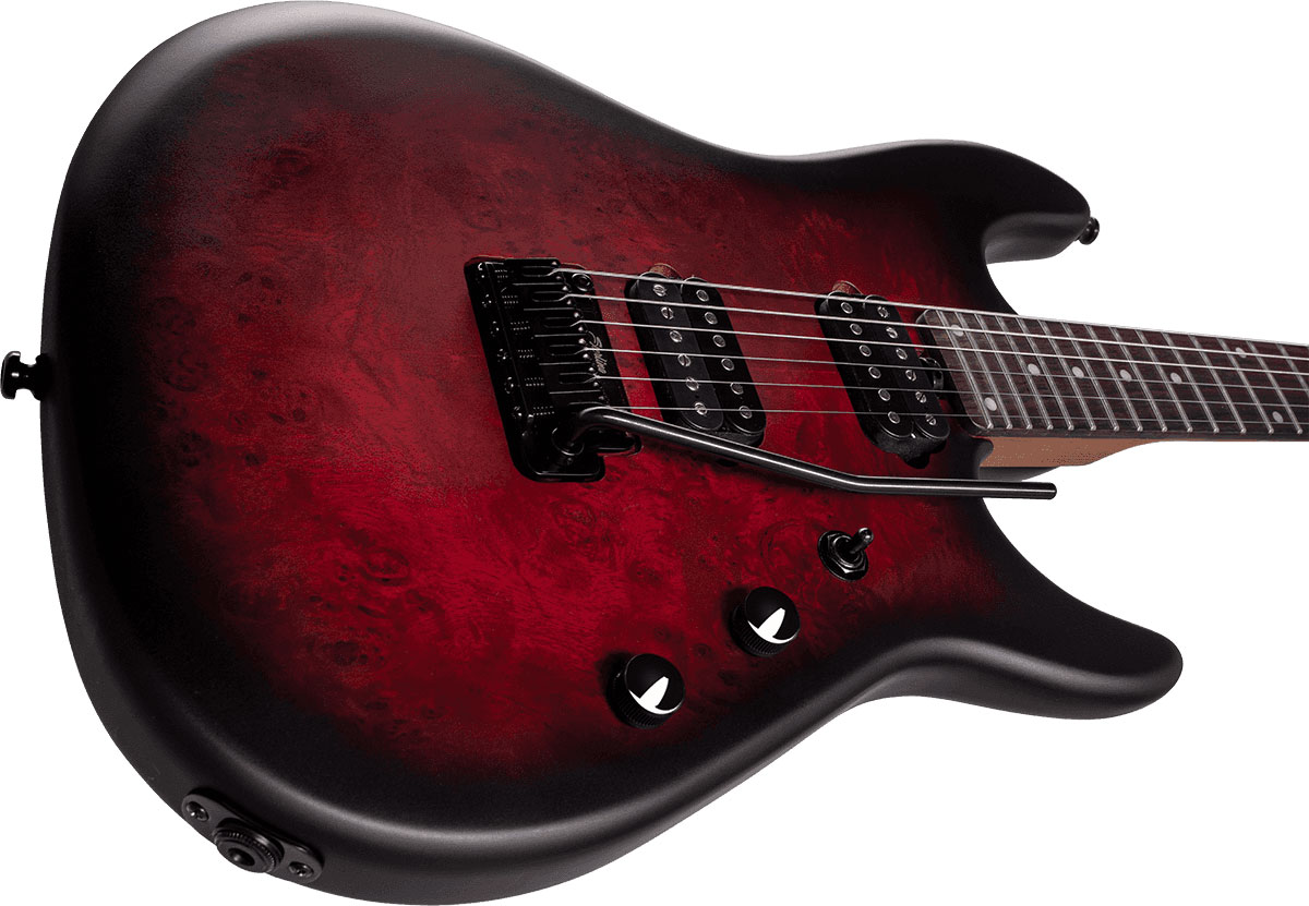 Sterling By Musicman Jason Richardson6 Cutlass Signature 2h Trem Rw - Dark Scarlet Burst Satin - Guitare Électrique Forme Str - Variation 2