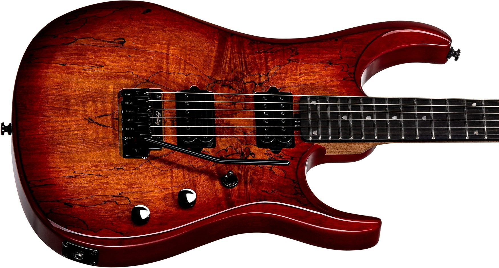 Sterling By Musicman John Petrucci Jp150dsm Dimarzio Signature 2h Trem Eb - Blood Orange Burst - Guitare Électrique Signature - Variation 2