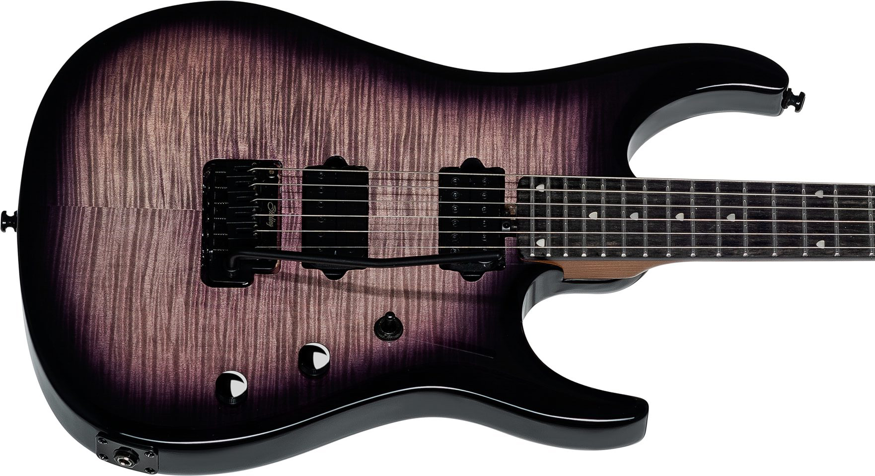 Sterling By Musicman John Petrucci Jp150dfm Dimarzio Signature 2h Trem Eb - Eminence Purple - Guitare Électrique Signature - Variation 2