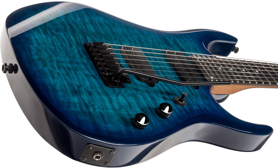 Sterling By Musicman John Petrucci Jp157dqm Dimarzio Signature 7c 2h Trem Eb - Cerulean Paradise - Guitare Électrique 7 Cordes - Variation 2