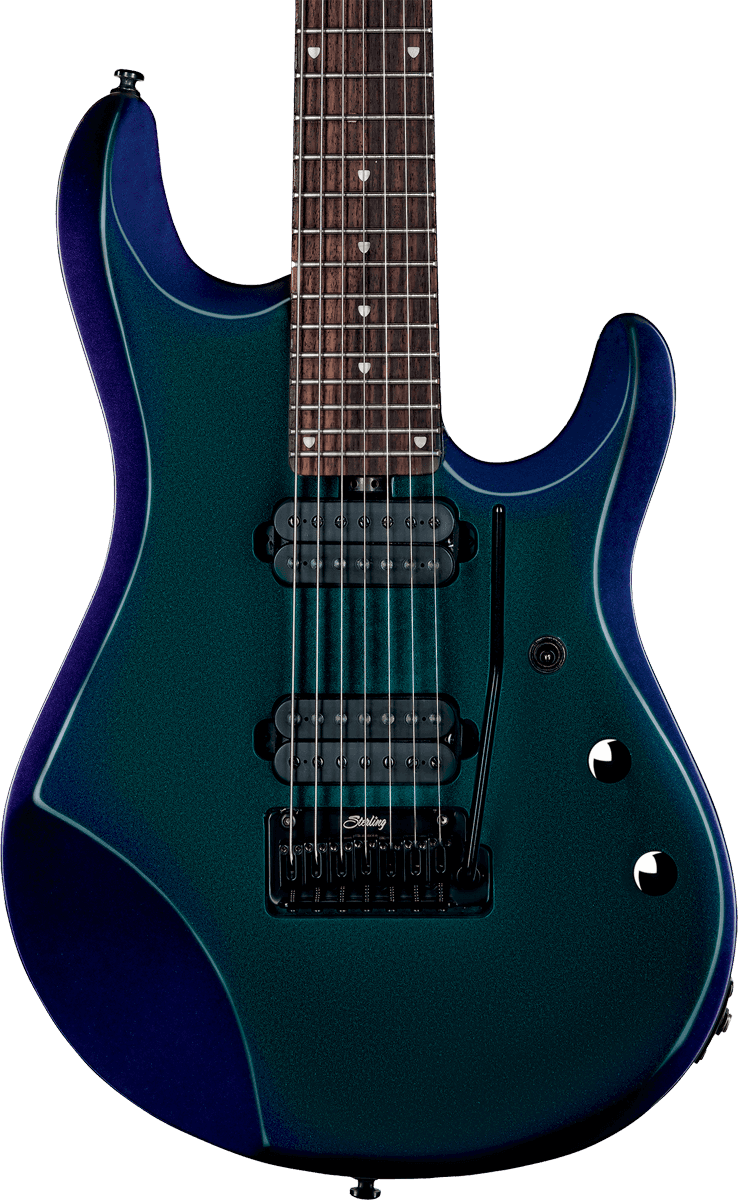 Sterling By Musicman John Petrucci Jp70 Signature 7-cordes Hh Trem Rw - Mystic Dream - Guitare Électrique 7 Cordes - Variation 1