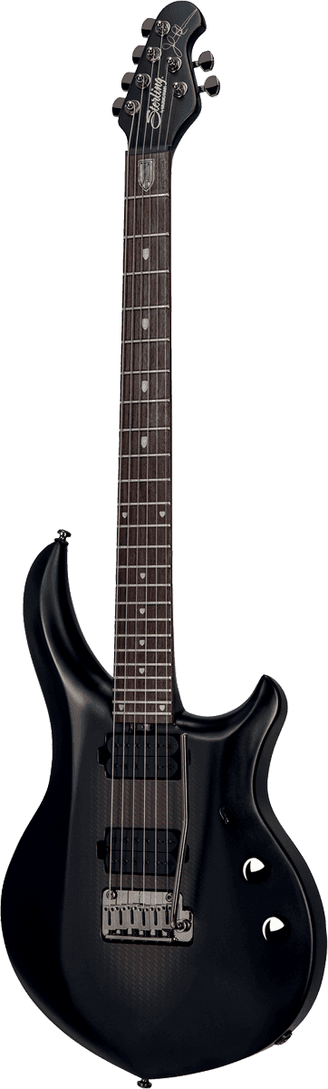 Sterling By Musicman John Petrucci Majesty Maj100 Signature Hh Trem Rw - Stealth Black - Guitare Électrique Forme Str - Variation 2