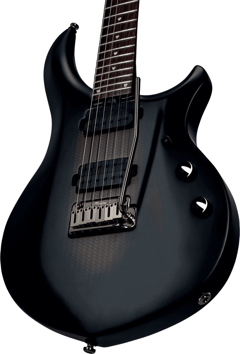 Sterling By Musicman John Petrucci Majesty Maj100 Signature Hh Trem Rw - Stealth Black - Guitare Électrique Forme Str - Variation 3