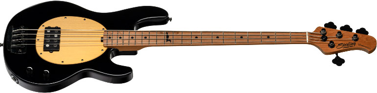 Sterling By Musicman Pete Wentz Stingray Signature 4c 1h Mn - Black - Basse Électrique Solid Body - Variation 1