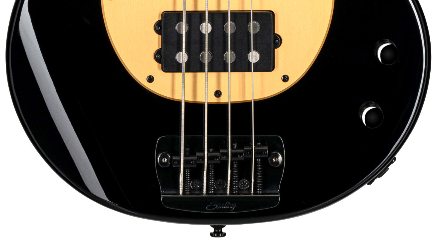 Sterling By Musicman Pete Wentz Stingray Signature 4c 1h Mn - Black - Basse Électrique Solid Body - Variation 4