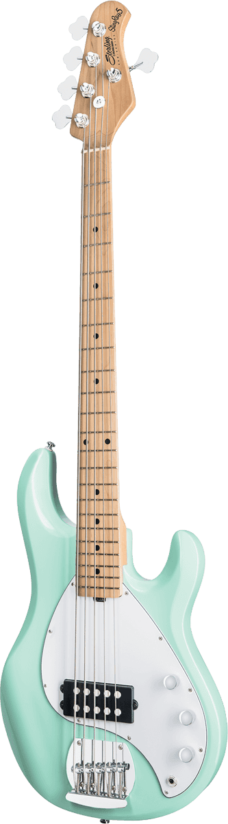 Sterling By Musicman Sub Ray5 5-cordes Active Jat - Mint Green - Basse Électrique Solid Body - Variation 2