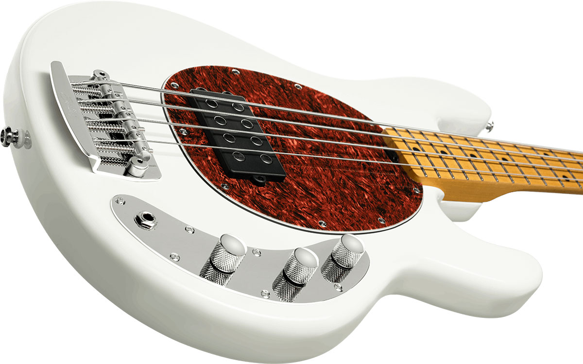Sterling By Musicman Stingray Classic Ray24ca Active 1h Mn - Olympic White - Basse Électrique Solid Body - Variation 2