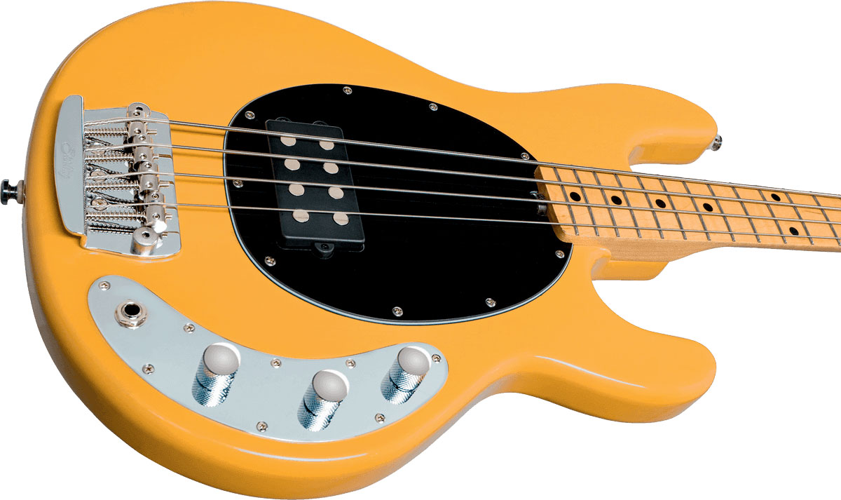 Sterling By Musicman Stingray Classic Ray24ca Active 1h Mn - Butterscotch - Basse Électrique Solid Body - Variation 5