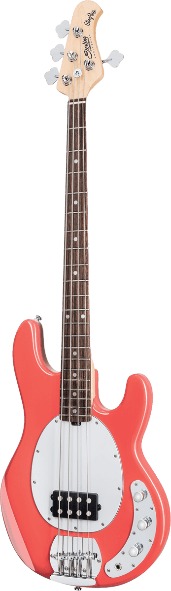 Sterling By Musicman Sub Ray4 Active Mn - Fiesta Red - Basse Électrique Solid Body - Variation 2