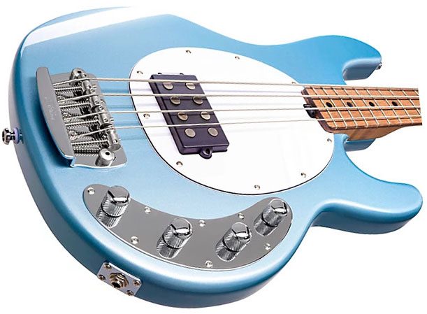 Sterling By Musicman Stingray Ray34 1h Active Mn - Firemist Silver - Basse Électrique Solid Body - Variation 2