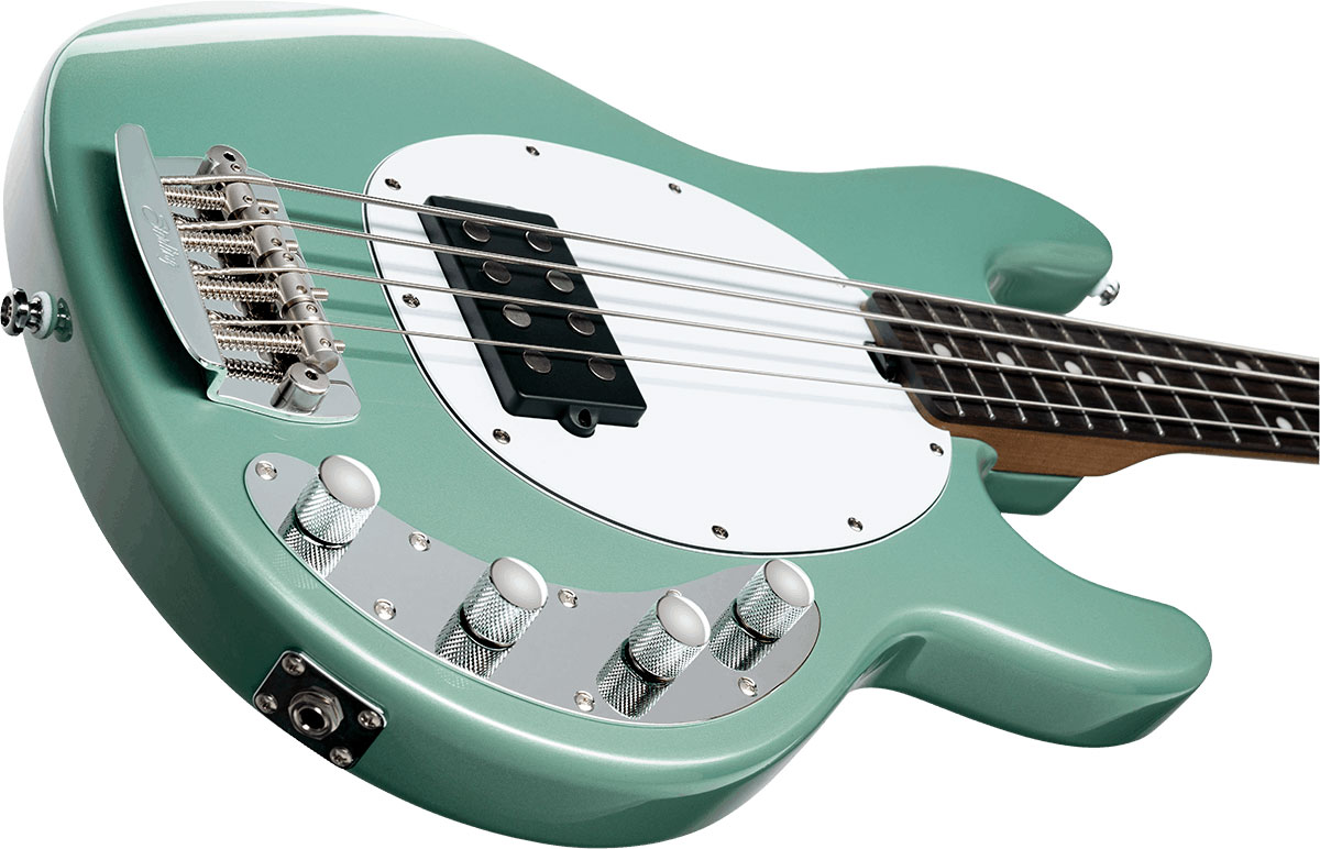 Sterling By Musicman Stingray Ray34 1h Active Rw - Dorado Green - Basse Électrique Solid Body - Variation 2