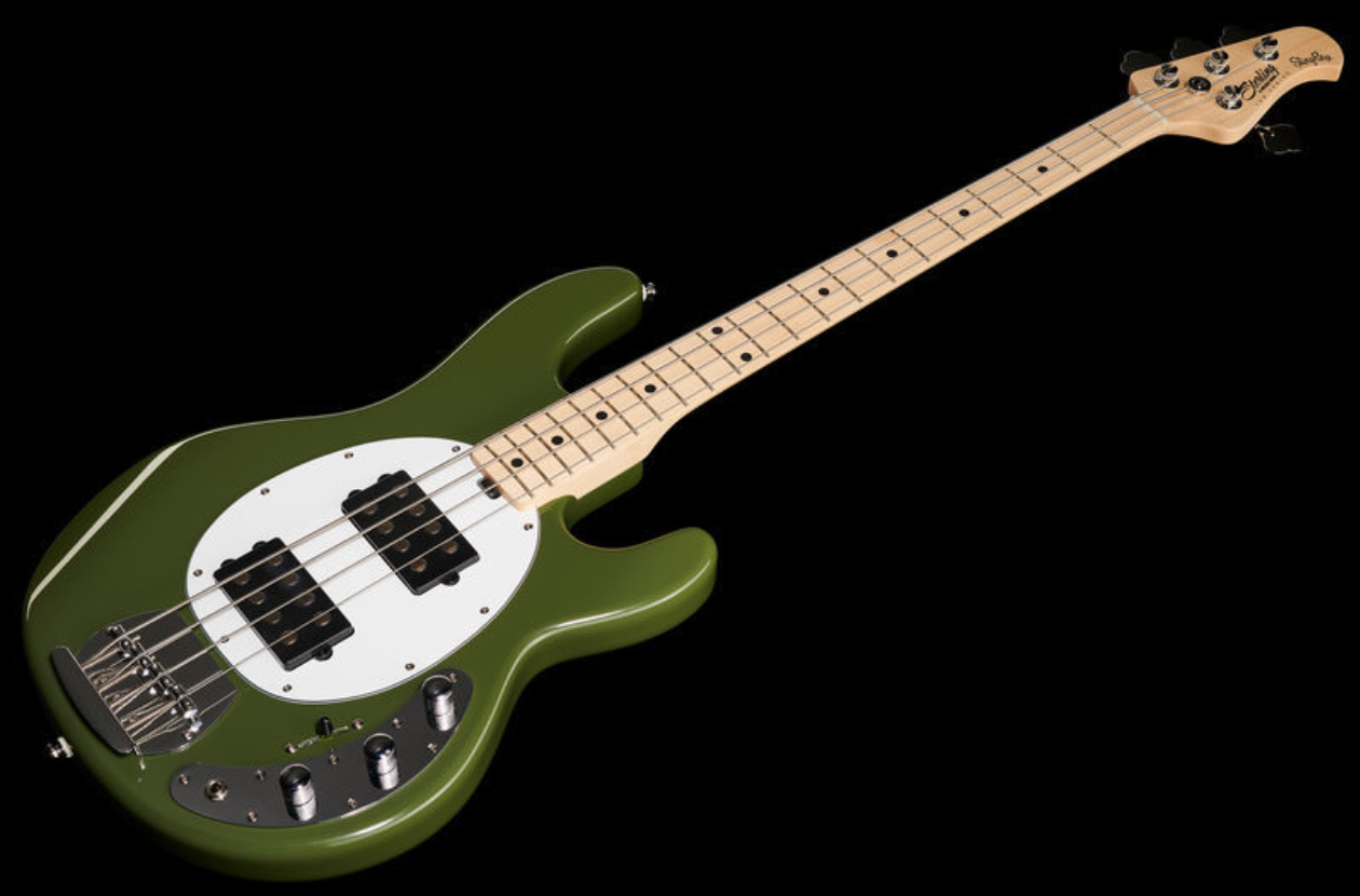 Sterling By Musicman Stingray Ray4hh Active Mn - Olive - Basse Électrique Solid Body - Variation 1