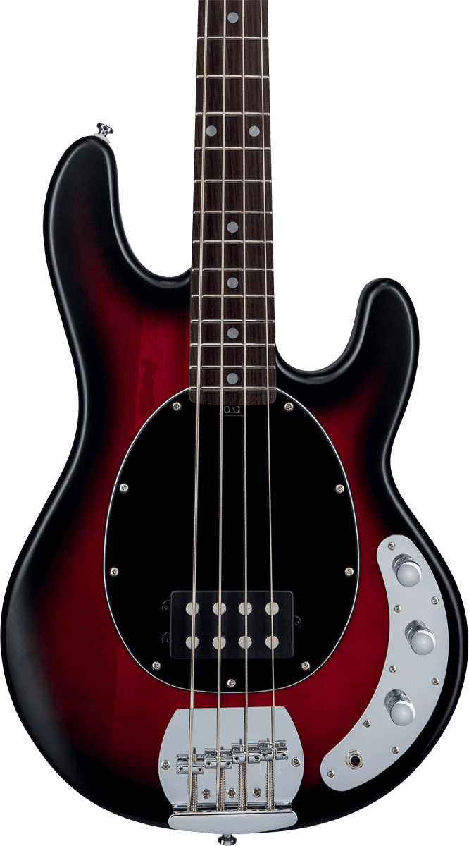Sterling By Musicman Sub Ray4 (jat) - Ruby Red Burst Satin - Basse Électrique Solid Body - Variation 1