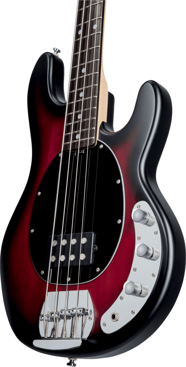 Sterling By Musicman Sub Ray4 (jat) - Ruby Red Burst Satin - Basse Électrique Solid Body - Variation 3