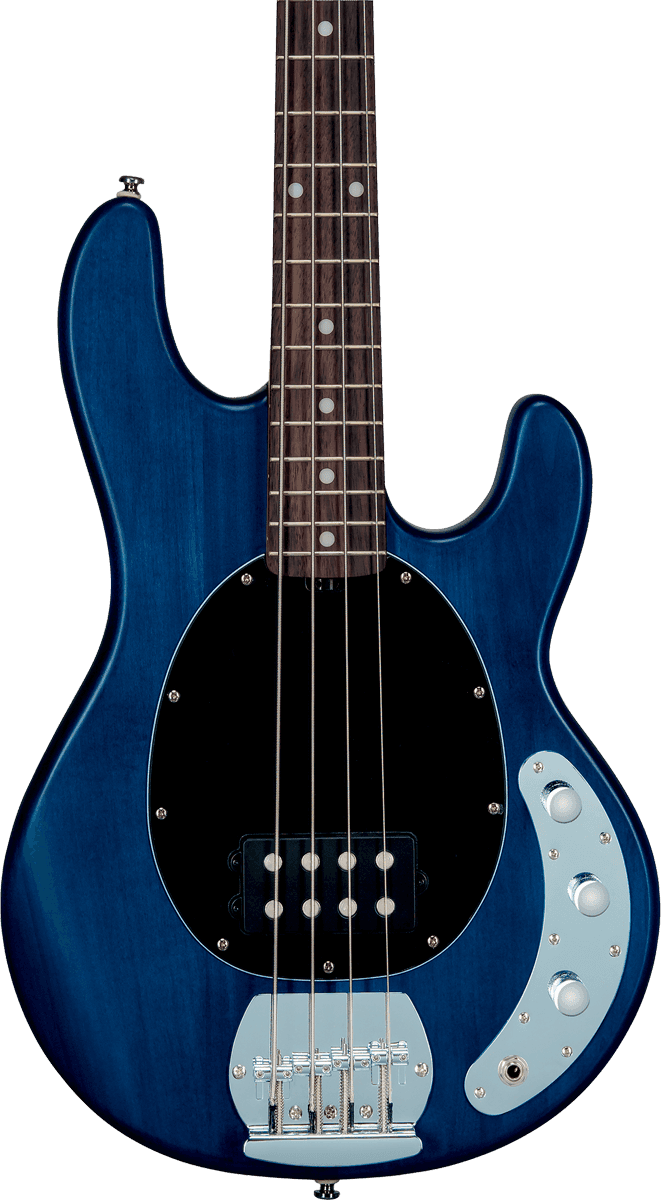 Sterling By Musicman Sub Ray4 Active Jat - Trans Blue Satin - Basse Électrique Solid Body - Variation 1