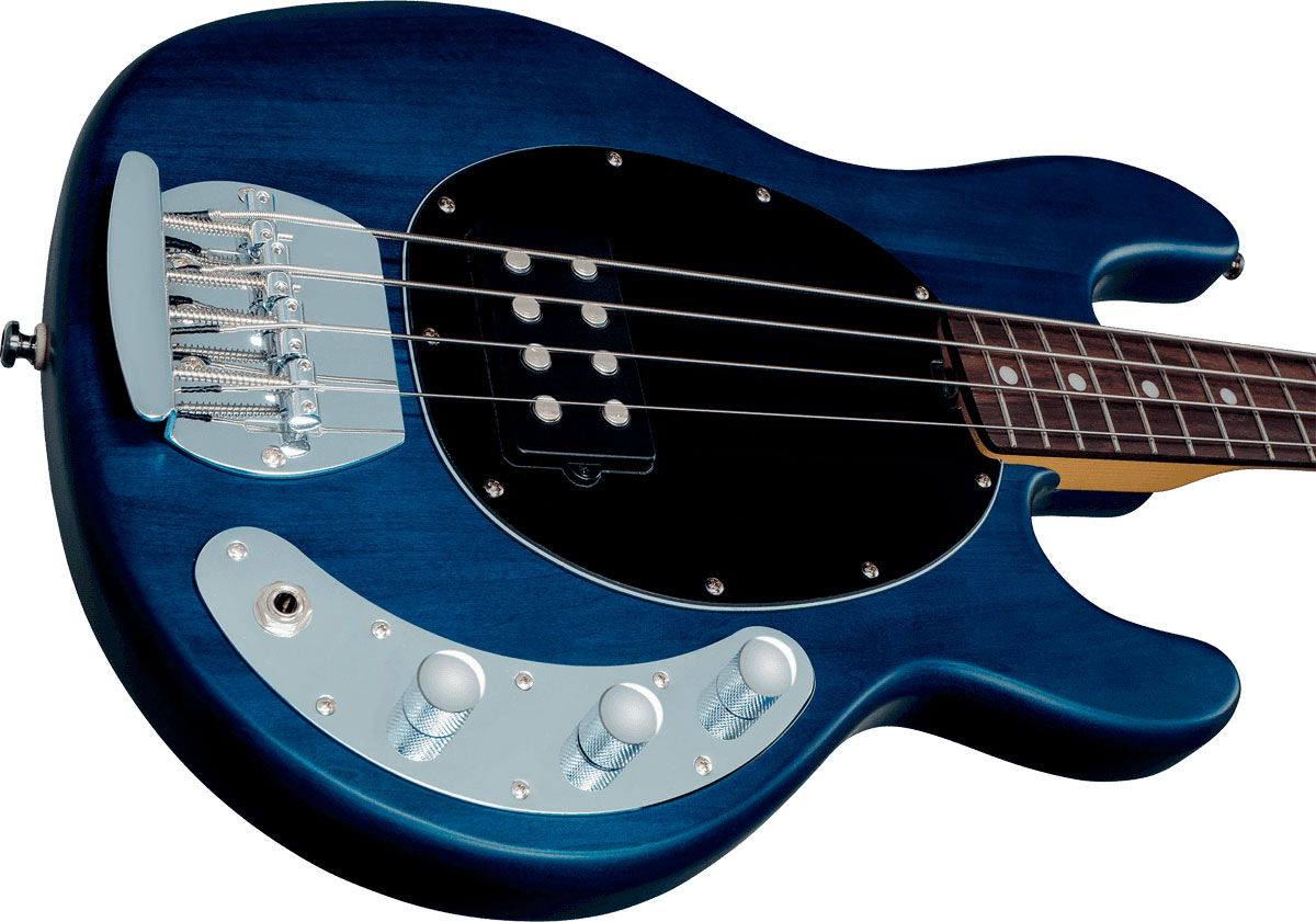 Sterling By Musicman Sub Ray4 Active Jat - Trans Blue Satin - Basse Électrique Solid Body - Variation 3