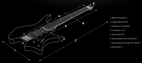Guitare électrique solid body Strandberg Boden Classic NX 6 - malta blue