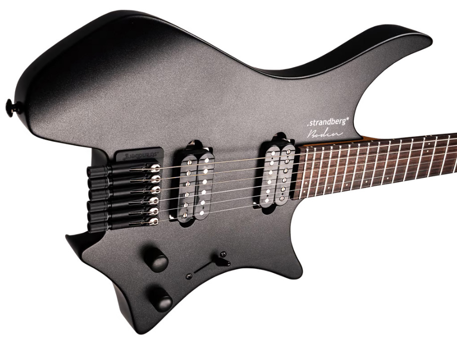 Strandberg Boden Essential 6 2h Ht Rw - Black Granite - Guitare Électrique Voyage - Variation 3