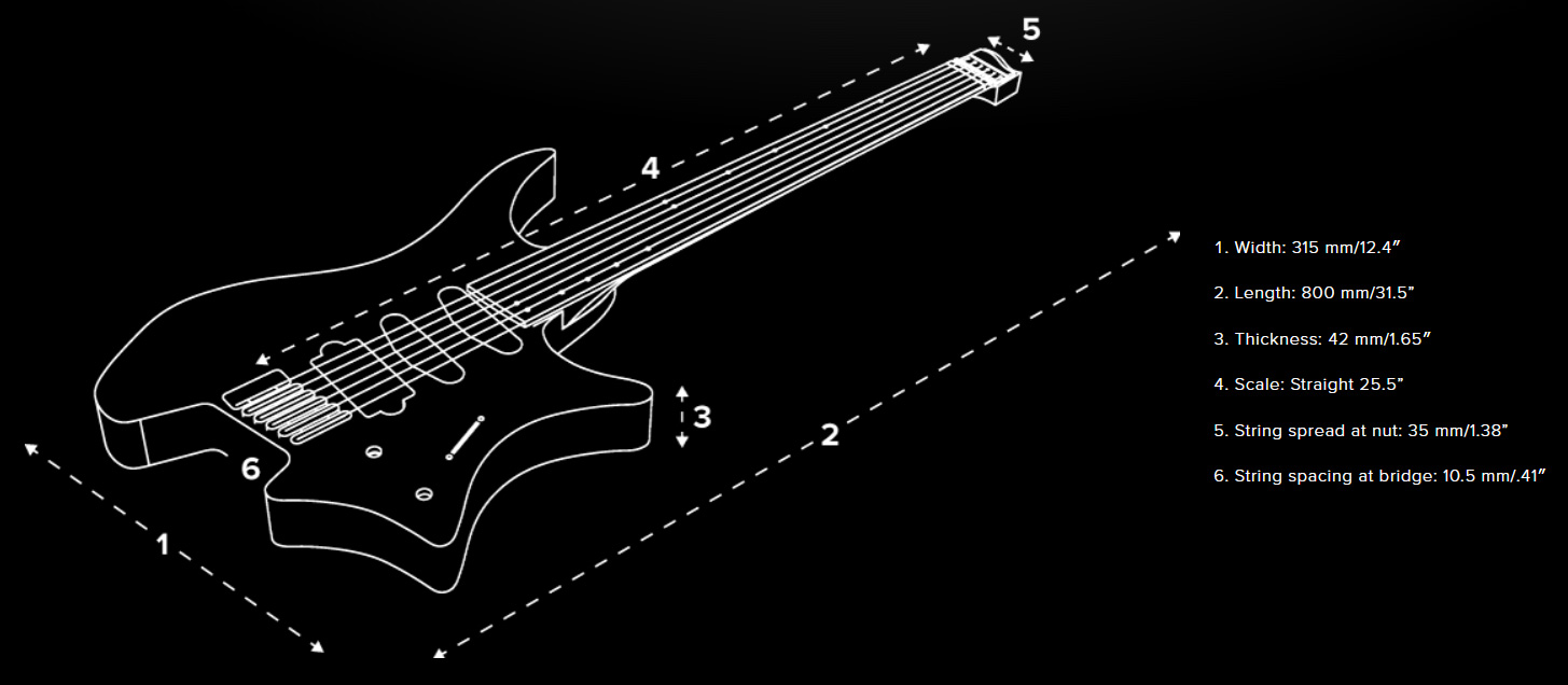 Strandberg Boden Essential 6 2h Ht Rw - Astro Dust - Guitare Électrique Voyage - Variation 4