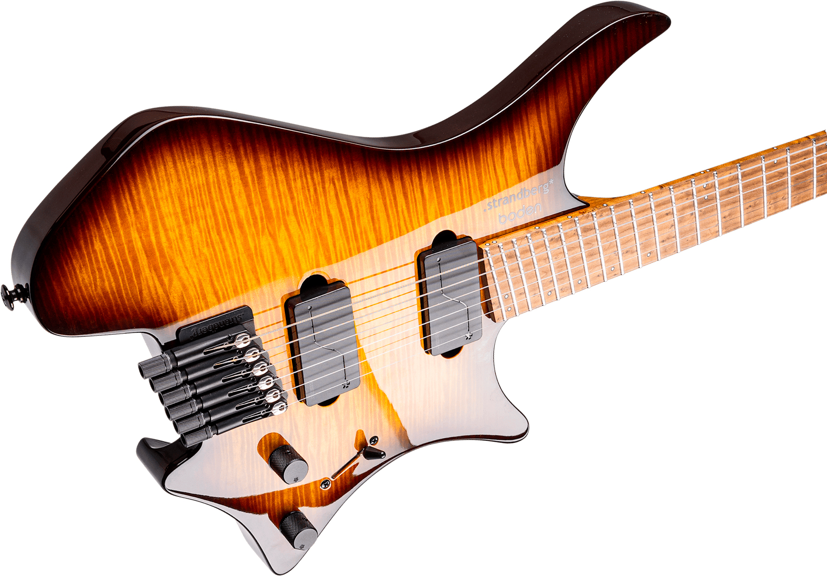 Strandberg Boden Original N2.6 6c 2h Fishman Ht Mn - Amber Haze Burst Gloss - Guitare Électrique Multi-scale - Variation 3