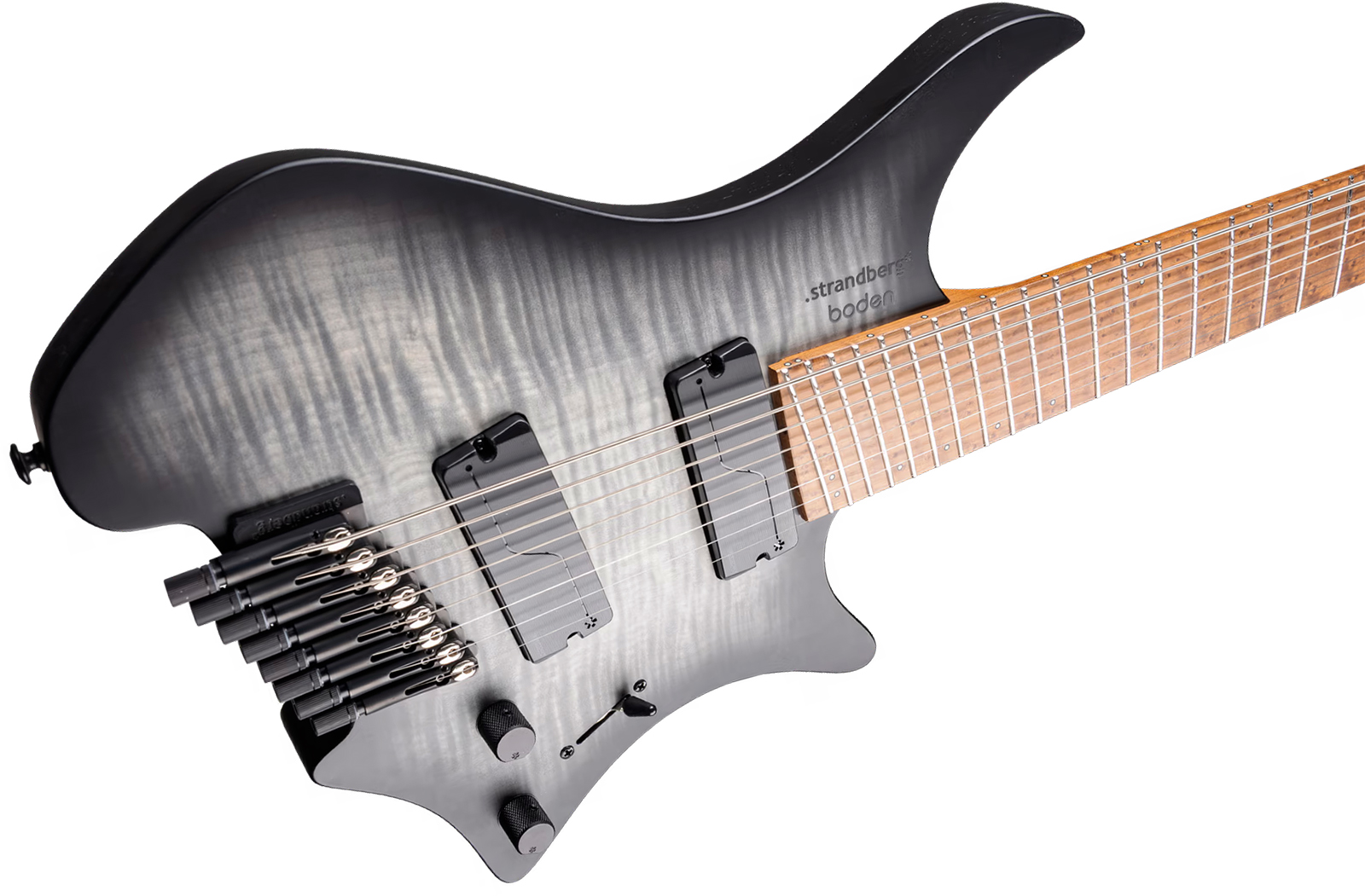 Strandberg Boden Original N2.8 8c 2h Fishman Fluence Ht Mn - Black Denim Burst Satin - Guitare Électrique Multi-scale - Variation 3