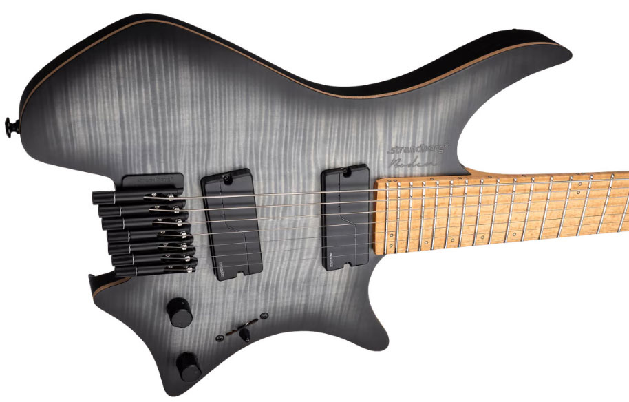 Strandberg Boden Original Nx 7c Multiscale 2h Fishman Fluence Modern Ht Mn - Charcoal Black - Guitare Électrique Multi-scale - Variation 4