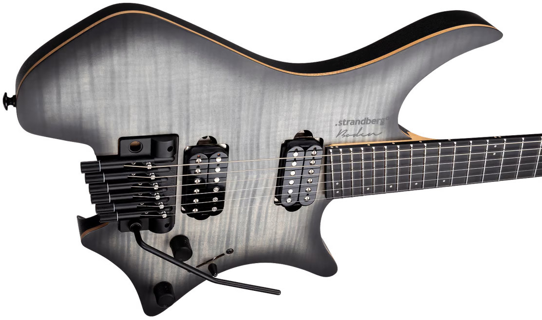 Strandberg Boden Prog Nx 6c Multiscale 2h Ht Ric - Charcoal Black - Guitare Électrique Multi-scale - Variation 4