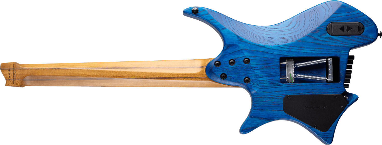 Strandberg Boden Prog Nx7 7c Multiscale 2h Fishman Fluence Modern  Trem Ebo - Deep Blue Satin - Guitare Électrique Multi-scale - Variation 2