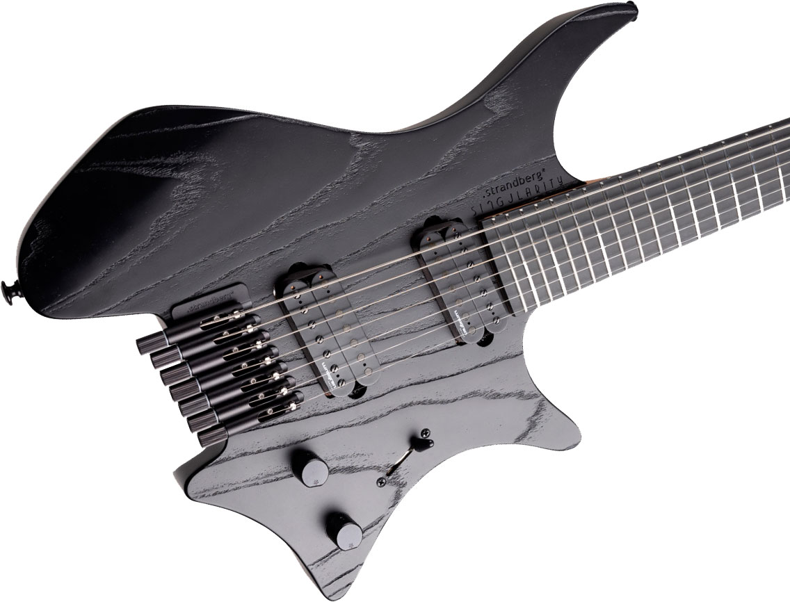 Strandberg Boden Singularity Nx7 7c Multiscale 2h Lundgren Ht Mn - Pitch Black - Guitare Électrique Multi-scale - Variation 3