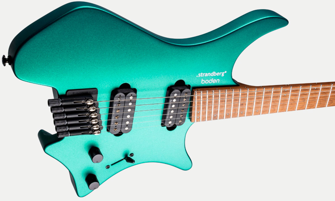 Strandberg Boden Standard N2.6 6c 2h Fishman Fluence Ht Mn - Transformative Teal Metallic - Guitare Électrique Multi-scale - Variation 4