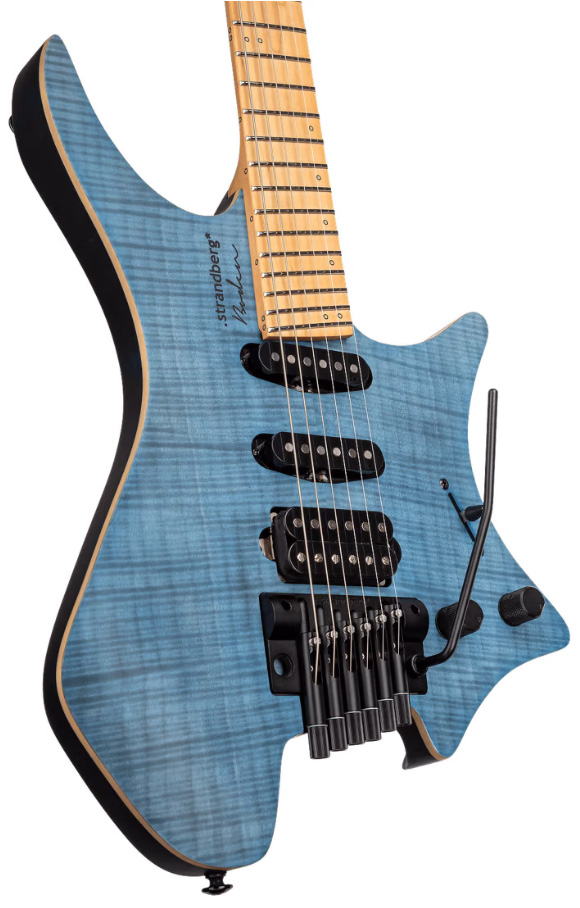 Strandberg Boden Standard Nx 6c Tremolo Multiscale Hss Mn - Translucent Blue - Guitare Électrique Multi-scale - Variation 3